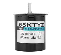 Moteur à engrenages synchrone à aimant permanent XD68KTYZ-AC S1 AC220V 28W 2,5 20 30 110r min Cw CCW (30 tours)