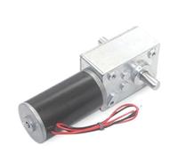 Moteur à engrenages vis sans fin 12 V 24 CC, réducteur double arbre autobloquant, 470 tr/min, moteur métalliques électriques couple élevé(12V,160 RPM)