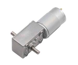 Moteur à engrenages vis sans fin couple élevé, double arbre, réducteur de vitesse angle droit, d'angle, sens horaire/antihoraire, A5840-555(Motor and bracket,12R-12V)