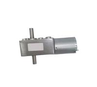 Moteur à engrenages vis sans fin JGY-370S 12 V CC, double arbre, inverseur, autobloquant, de sortie 6, moteur réducteur 24(30rpm-12v)