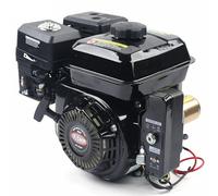 Moteur à Essence, 210 CC 4 Temps 7,5CV Moteur Thermique à Essence Moteur de Kart avec Sécurité Contre Manque d'huile, Refroidissement air, Démarrage Câble