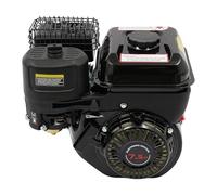 Moteur à essence 4 temps 7,5 CV 212 cc OHV avec arbre de 20 mm de diamètre | Moteur kart, 3600 tr/min, réservoir de 3,6 l, moteur monocylindre, démarreur à câble, refroidi par air, pour tondeuse à gazon
