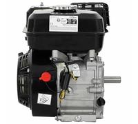 Moteur à essence 6,5 CV 4,8 kW Noir Monocylindre 4 temps refroidi par air 196 cm³ avec Recoil Start 3600 tr/min pour générateur d'électricité Générateur de secours Jardin Atelier