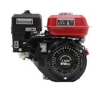 Moteur à essence 7,5 ch, moteur de kart 4 temps, moteur industriel fixe, démarrage par lanceur, moteur portable à essence, pour compresseur, désherbeur, tondeuse à gazon, pompe à eau, générateur