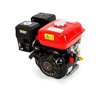 Moteur à essence 7,5 CV 4 temps 210ccm OHV à soupape en tête, monocylindre, moteur industriel pour kart de compétition (rouge vif)