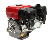 Moteur à essence 7,5 CV 4 temps 212 CC avec fonction d'alarme d'huile, 4000 W 3600 tr/min, mini moteur à essence pour pompes à eau, générateurs, karts, 36,2 x 31,3 x 33 cm