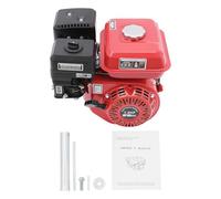 Moteur à essence 7,5 CV 4 temps 212 CC OHV - 4000 W 3600 tr/min - Refroidi par air - Moteur industriel monocylindre - Moteur de rechange pour kart, tondeuse à gazon, pompe à eau, fendeur de bois
