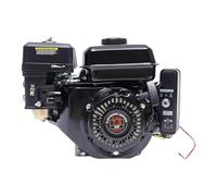 Moteur à essence 7,5 CV 4 temps Démarrage électrique 210 cc Moteur de rechange Refroidi par air 3600 tr/min Arbre 20 mm Moteur de kart Compresseur Générateur Nettoyeur haute pression Moteur lourd Noir