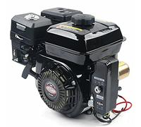 Moteur à essence, 7,5 CV démarrage électrique Moteur de karting à propulsion avec démarrage par câble, 4 temps,1 cylindre 212CCM de cylindrée