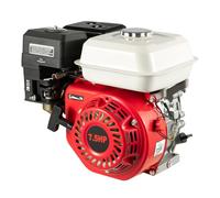 Moteur à essence 7,5 HP 3 kW - 215 cc 3600 trmin - Moteur sur pied avec 4 temps - Moteur à essence 1 cylindre - Refroidi à l'air - Silencieux - Démarrage manuel ou électrique