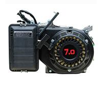 Moteur à essence 7 CV par exemple pour groupe électrogène 3,3 kW, pompe à eau, plaque vibrante, tondeuse à gazon, etc.