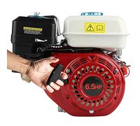 Moteur à essence à essence 4 temps, moteur à essence de remplacement universel à démarrage par traction de 6,5 CV pour équipement industriel et agricole, moteur monocylindre à refroidissement par ai