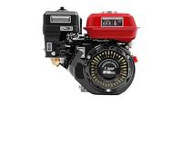 Moteur à essence monocylindre 7,5 CV 4 temps refroidi par air avec démarrage par câble - Moteur sur pied 210 cc pour pompe à eau, compresseur, nettoyeur haute pression, générateur de kart, silencieux
