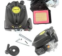 Moteur à explosion 4 temps 173cc 6cv Essence 3,2 kW 9 NM 2500 tr/min Arbre vertical Diamètre 22,2 mm pour tondeuse à gazon Tondeuse 4T