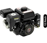 Moteur à gaz, 7,5 CV, 210 cc, démarrage manuel ou électrique, noir