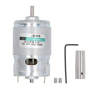 Moteur à grande vitesse 10000 tr/min CW CCW dissipation de chaleur rapide mini moteur électrique DC24V pour lecteur de plant à main de perceuse à main petit tour (Moteur avec bielle)