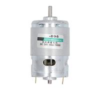 Moteur à grande vitesse 10000 tr/min CW CCW dissipation de chaleur rapide mini moteur électrique DC24V pour lecteur de plant à main de perceuse à main petit tour (Standard)