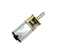 Moteur à réducteur à vis sans fin Moteur à engrenages N20 DC 6 V 30-3000 tr/min, micro-vitesse, mini-moteur à engrenages réducteur électrique en métal(1500 RPM)