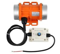 Moteur à vibrations, Moteur vibrateur pour épandeur de sel et mélangeur à béton, boîtier en alliage d'aluminium 4000 tr/min 60W DC12V,pour équipements mécaniques(1pc)