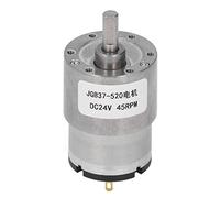 Moteur à vis sans fin à verrouillage automatique, moteur réducteur à vitesse réduite 24 V CC avec bobine en laiton et boîtier en alliage d’aluminium, entraînement à vis sans fin à (45 tr/min)