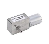 Moteur à vis sans fin DC 4632 370, mini moteur à vis sans fin à turbine avec arbre double en laiton et aluminium, moteur à engrenages réversible à verrouillage automatique pour (je l'exprime)