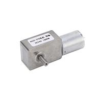 Moteur à vis sans fin DC 4632 370, mini moteur à vis sans fin à turbine avec arbre double en laiton et aluminium, moteur à engrenages réversibles à verrouillage automatique pour (18 tours)