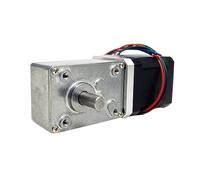 Moteur à vitesse réglable 42 mm Stepper Moteur Extrudeuse Gear Nema17 Stepper Moteur Ratio 17,31,50 ,8 mm Axe Boîte à vis pour fraiseuse (50)