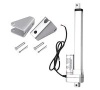 Moteur à vitesse réglable Actionneur linéaire électrique 12 V CC et 24 V avec support, engrenages métalliques, 100/300/500/700/1000/1500 N, 2,5 A, 30 W, 100 mm. (12 V 700n 10 mm S, 350 mm Stroke