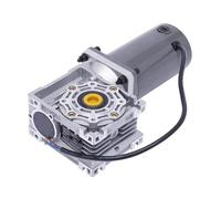Moteur à vitesse Variable 120W DC 12V 24V, avec réducteur vis sans fin, boîte de vitesses RV40 et contrôleur, moteur réduction couple élevé(60rpm,24V)