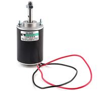 Moteur Aimant Permanent DC 12/24 V 30 W Haute Vitesse CW/CW Réversible Moteur à Engrenage éLectrique à Faible Bruit pour Générateur de bricolage (6000 tr/min) (24V))