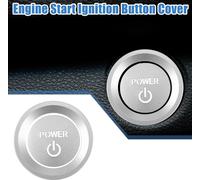 Moteur Allumage Bouton Couvercle Autocollant pour Honda Accord Argenté Ton
