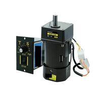 Moteur asynchrone 250W 110V 220V 50 60Hz AC monophasé 1350 tr/min à 5 vitesses moteur à engrenages asynchrone réglable avec régulateur de vitesse(110V,0-11RPM)