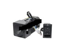 Moteur asynchrone 6RK250GU-CF 250W moteur à courant alternatif 220V monophasé moteur asynchrone engrenage 15mm arbre + contrôleur de vitesse 50/60hz(54rpm)