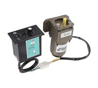 Moteur Asynchrone Monophasé à Engrenages, 6W 220V AC, Réducteur de Vitesse Réglable 90-1650 r/min, Rapport de Réduction 20K, Métal, 1690g