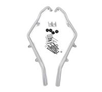 Moteur Barres Protection Cage Cascade pour ADV350 2022-2025 : Barres Moto Protection Accessoires Protections Moteur Cadre Pare-Chocs Antichute(Silver 2024-2025)