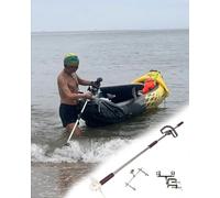 Moteur Bateau Hors-bord Hélice de Forage Avec Support pour Planche à Pagaie Gonflable, Moteur Hors-bord pour Kayak de Lac Et D'étang pour Pédalo, Moteur Léger pour Canoë de Pêche à La Traîne(S)