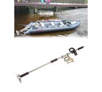 Moteur Bateau Hors-bord Hélice Hors-bord pour Canoë, Perceuse, Eau Douce, Moteur Électrique à 3 Pales Monté Sur Tableau Arrière, Propulseur à Support Réglable pour Pédalo(B,L)