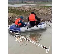 Moteur Bateau Hors-bord Petit Moteur Hors-bord Électrique pour Kayak, Moteur Électrique Portatif pour Bateau de Pêche en Bouée, Kit Propulseur pour Foreuse(With Bracket,L-125cm(49 1/4"))