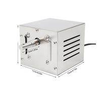 Moteur BBQ en acier inoxydable, filaire, électrique, design moderne, puissance 25W, BLANC
