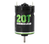 Moteur brossé 540, Dissipateur Thermique Bleu, Grands Aimants de Torsion et Rotors, Moteur brossé RC à Réponse Rapide pour Voiture de Course de Véhicule Tout-Terrain 1/10 (20T)