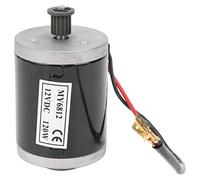 Moteur brossé de Scooter, Petit Moteur à Grande Vitesse de Scooter électrique 12 V 120 W avec poulie de Courroie adapté pour Le vélo électrique Scooter E-Bike MY6812