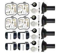 Moteur Carb Kit Réparation Carburateur Cylindre Pièces Flotteur Système Carburant Moto Pour XVZ 1300 Pour XVZ1300A Pour XVZ13LT Pour XVZ13A Pour XVZ1300 Carburateurs(D)