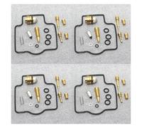 Moteur Carb Lot 4 Kits Réparation Carburateur À Piston Et Diaphragme Pour ZZR1100 D1-D5 1991-1997 Pour ZX1100 Pour ZX Pour ZZR 1100 Carburateur(C)