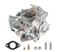 Moteur Carb Pour VW Pour Beetle 1967-1979 Bug Bus Thing Karmann Ghia Squareback Transporter Dual Port 12V 1.6L Starter Électrique 34 Pict-3 Carburateur Avec Joint Carburateur
