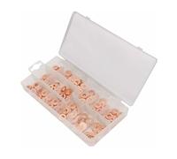 moteur carburant pour buse Assortiment de 200 joints d'étanchéité pour injecteurs diesel en cuivre Injecteur de carburant pour voiture