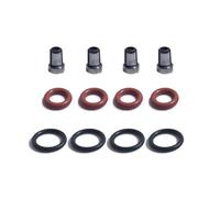 moteur carburant pour buse Convient Pour Yamaha 6C51376100 4 Ensembles De Kits De Réparation D'injecteur De Carburant Joint En Caoutchouc Joint Torique Micro Filtre