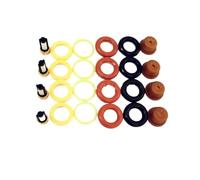 moteur carburant pour buse Kit De Réparation D'injecteur De Carburant Compatible Avec Bosch, Avec Micro-filtre, Joint Torique En Plastique, Capuchon D'attelage, 4 Ensembles