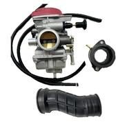 Moteur Carburateur Collecteur D'admission pour JIANSHE JS25 avec Filtre À Air Manchon en Caoutchouc Durite Carburateur 250CC À Starter Manuel Usage Tout-Terrain(4)