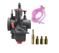 Moteur Carburateur Pièce De Carburateur Universel De Course Moto pour PWK 24 26 28 30 32 34 36 38 40 Mm avec Gicleur De Puissance(PWK28MM)