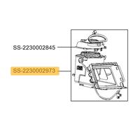 Moteur + carter complet Aspirateur (SS-2230002973 SS2230002973 ROWENTA)